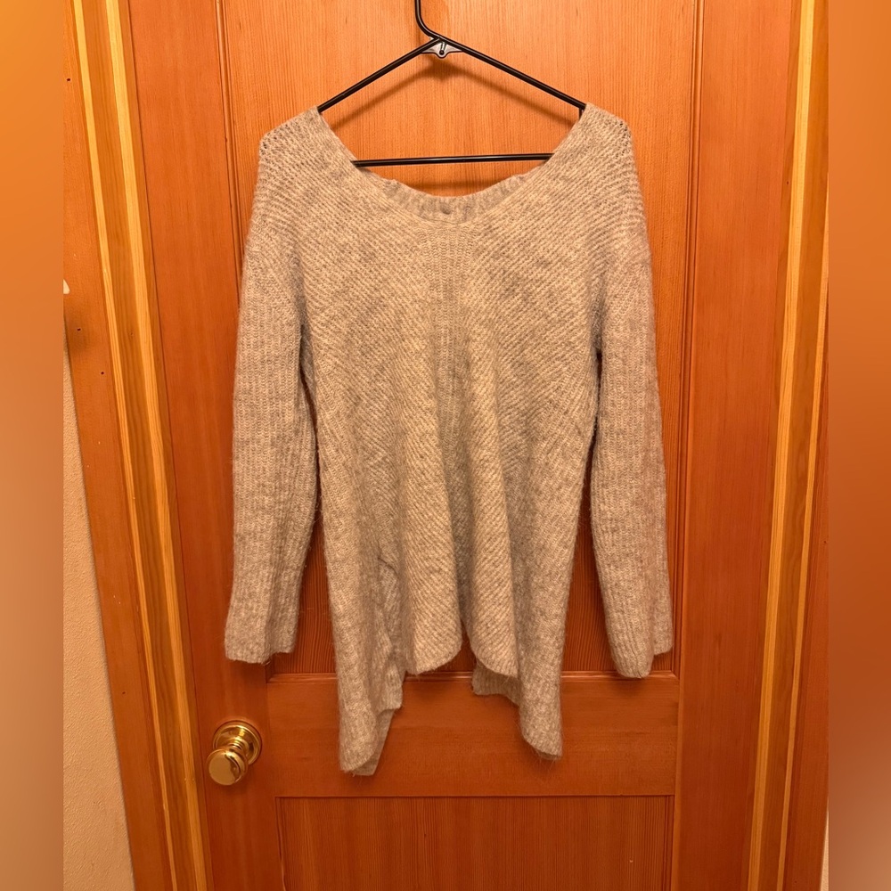 Point Sur J. Crew Women's Alpaca Wool Sweater with Button Back Detail - Picture 6 of 14